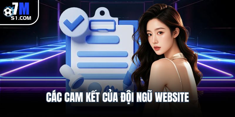 Các cam kết của đội ngũ website